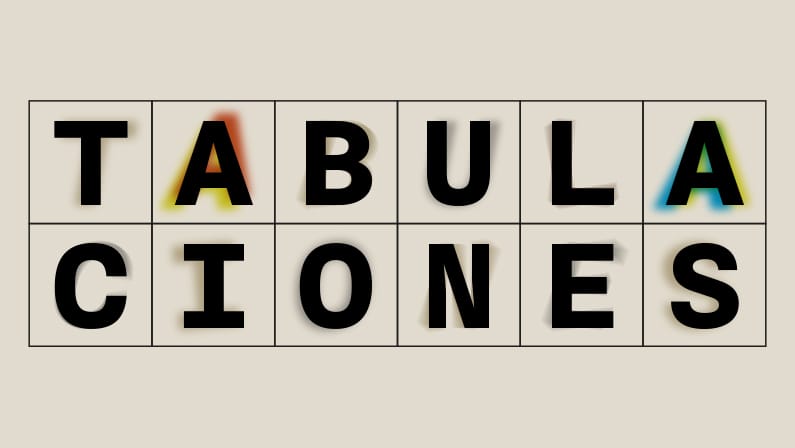 Invitación a «Tabulaciones»